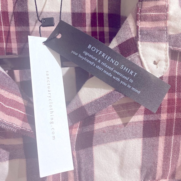Sanctuary 2X Boyfriend Signature Shirt & oversized Fit - Picture 8 of 15